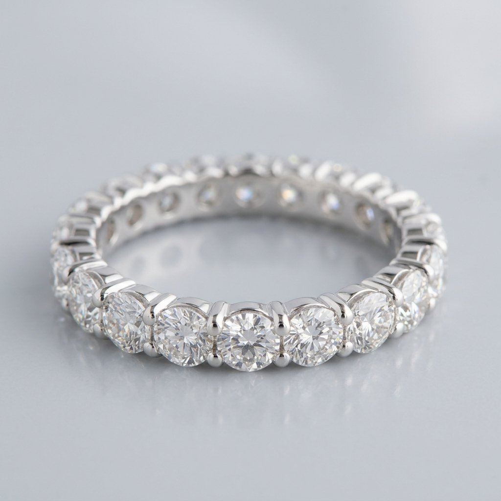 GMW Shared-Prong Eternity Band